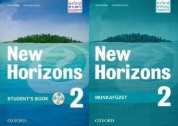 Daniela Simons Paul Radley - New Horizons 2 - Student's Book + Audio CD + Munkafüzet (2 kötet)