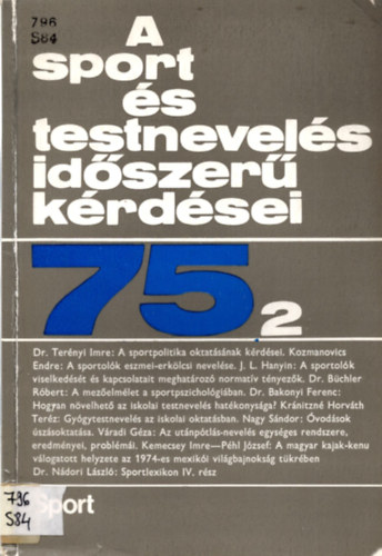 Dr. Ndori Lszl - Korszer edzs - elmleti alapok - A sport s testnevels idszer krdsei 75