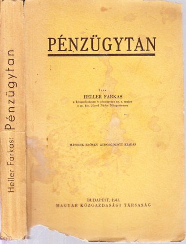 Heller  Farkas - P�nz�gytan (2., er�sen �tdolgozott kiad�s)