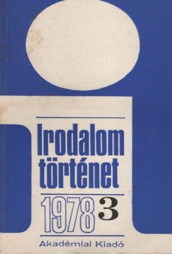 Mezei Márta - Irodalomtörténet 1978/3