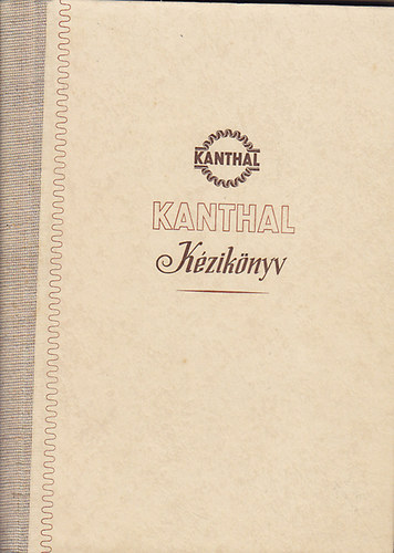 Kanthal k�zik�nyv (Villamos f�t�- �s ellen�ll�sanyagok)