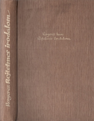 Kenyeres Imre - Rejtelmes irodalom