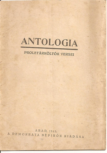 Antologia - Proletrkltk versei