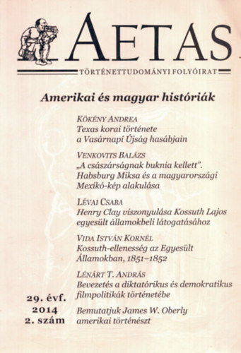 Vajda Zoltán - Aetas 2014 2. szám (történettudományi folyóirat )