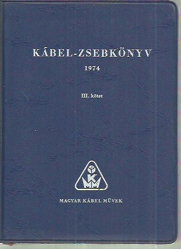 Kbel-zsebknyv 1974 I-III