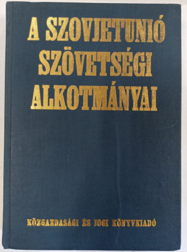 A Szovjetuni� sz�vets�gi alkotm�nyai