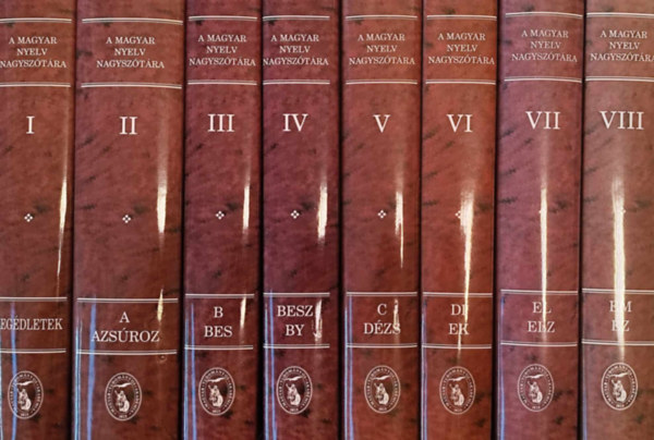 Ittzés Nóra (szerk.) - A magyar nyelv nagyszótára I-VIII.