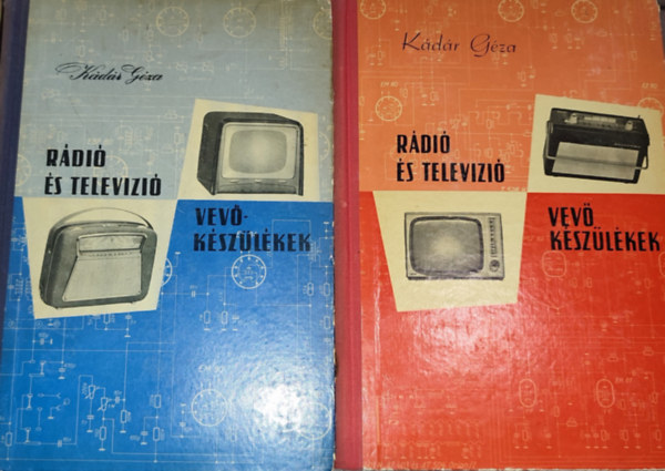 Kdr Gza - 2db Rdi s televzi vevkszlkek knyv - 1958-1959; 1964-1966