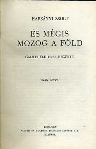Harsnyi Zsolt - s mgis mozog a fld I-III.