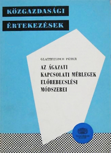 Glattfelder Pter - Az gazati kapcsolati mrlegek elrebecslsi mdszerei