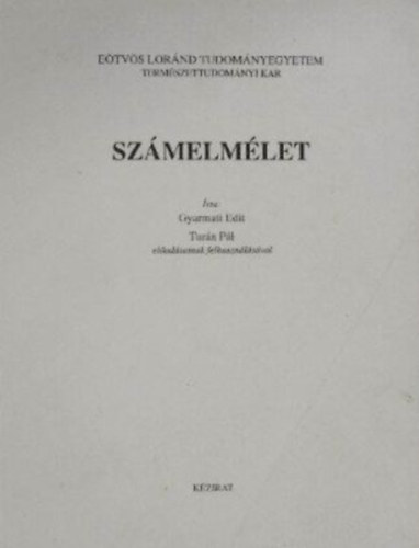 Tur�n P�l Gyarmati Edit - Sz�melm�let- K�zirat (E�tv�s L�r�nd Tudom�nyegyetem)