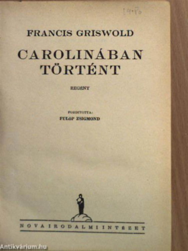 Francis Griswold - A Sea Island Lady - Carolin�ban t�rt�nt