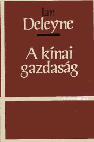 Jan Deleyne - A knai gazdasg