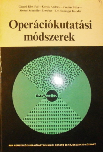 Dr. Csath Magdolna  (szerk.) - Opercikutatsi mdszerek