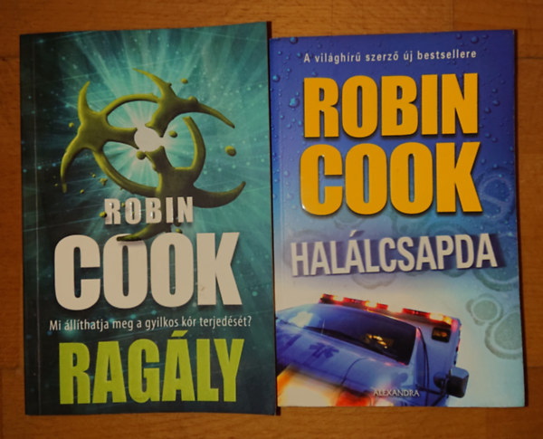 Robin Cook - 2 knyv Robin Cooktl:  Ragly, Hallcsapda