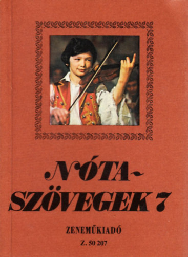 Leszler József (vál.) - Nótaszövegek 7.