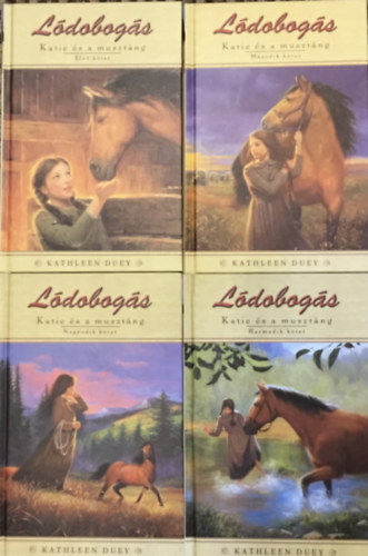 Kathleen Duey - Lódobogás - Katie és a musztáng I.-II.-III.-IV. (4 kötet)
