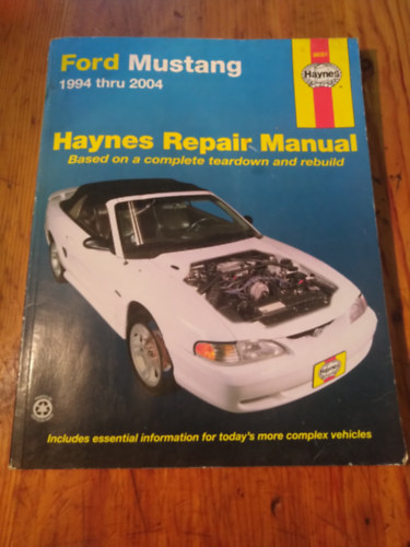 T�bb szerz� - Haynes Repair Manual Ford Mustang 1994 thru 2004
