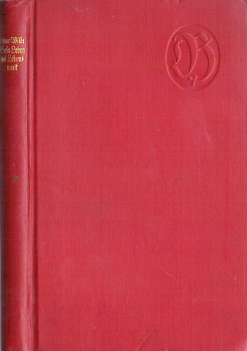 Philipp Aronstein - Oscar Wilde - Sein Leben und Lebenswerk