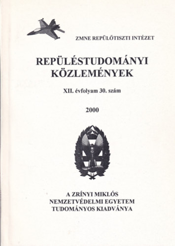 Replstudomnyi kzlemnyek XII. vfolyam 30. szm 2000/2.