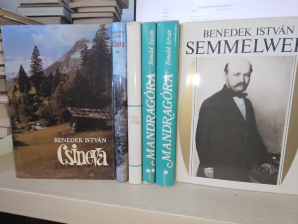 Benedek Istvn - 4db Benedek knyv: Csavargs az alpokban + Mandragra 1-2. (India, Tibet) +Csineva I-II+ Semmelweis