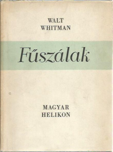 Walt Whitman - F�sz�lak
