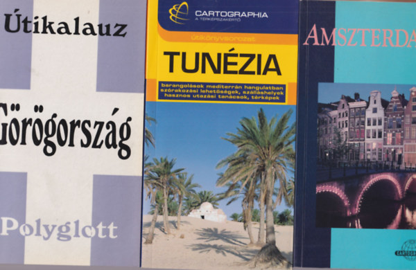 Michael Leech - 3 db �tik�nyv: Amszertdam + Tun�zia + G�r�gorsz�g