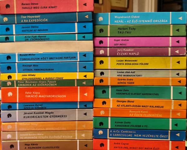 28 kötet a Világjárók sorozatból