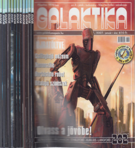 Burger István (főszerk.) - Galaktika 2007/1-12. (teljes évfolyam, 202-213. számok)