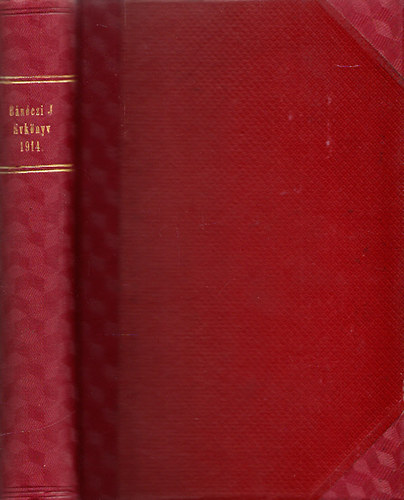 Bánóczi József (szerk.) - Izraelita Magyar Irodalmi Társulat (IMIT) évkönyv 1914.