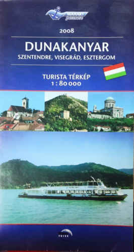 Dunakanyar - Szentendre, Visegrd, Esztergom Turista trkp 1:80000