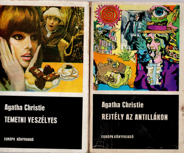 Agatha Christie - 2 db Agatha Christie  (Temetni Vesz�lyes +  Rejt�ly az Antill�kon )