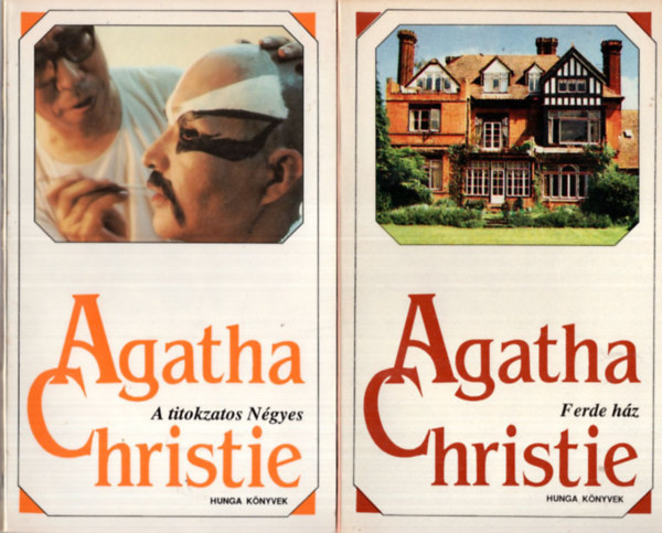 Agatha Christie - 2 db Agatha Chrisite krimi ( egy�tt ) - Ferde h�z + A titokzatos n�gyes