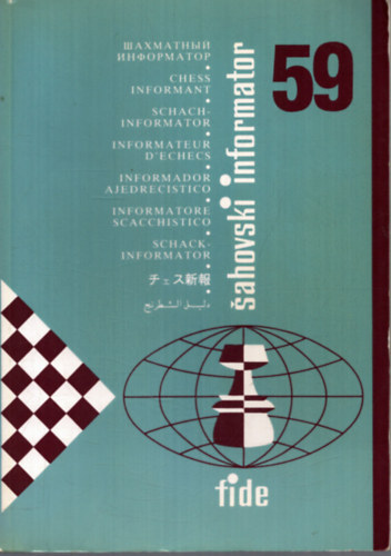 Sahovski informator 59 - Chess informator