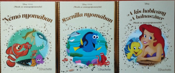 Walt Disney - 3db Mesk az aranygyjtemnybl:Nm nyomban,Szenilla nyomban,A kis hableny - A blnaszitter