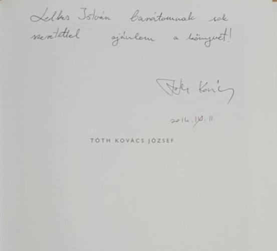 Borsos Mihály (szerk.) - Tóth Kovács József (dedikált)