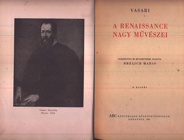 Vasari - A renaissance nagy mvszei