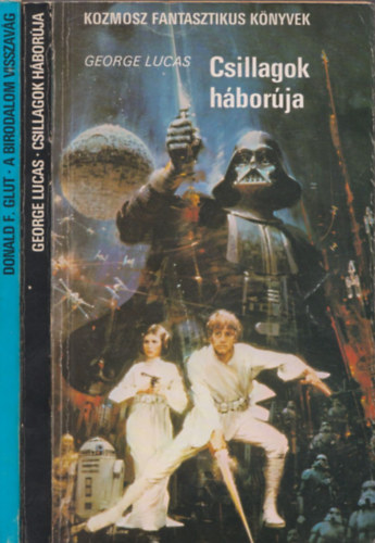 2db Kozmosz fantasztikus knyv - George Lucas: Csillagok hborja + Donald F. Glut: A birodalom visszavg