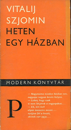 Vitalij Sztomin - Heten egy házban