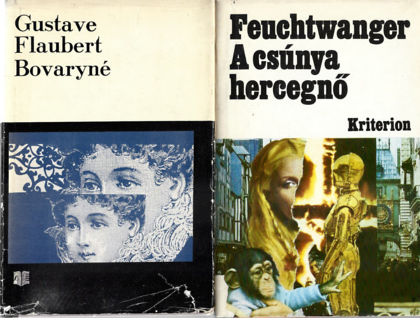 2 db knyv, Feuchtwanger: A csnya hercegn, Gustave Flaubert: Bovaryn