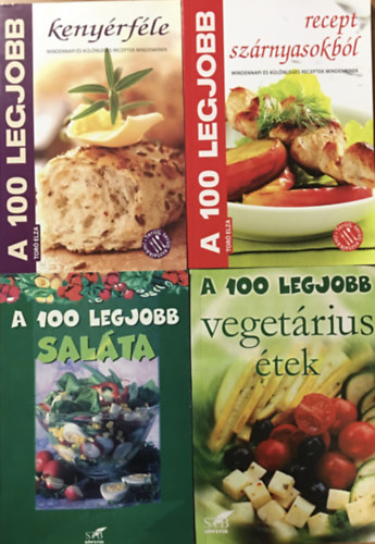 Lurz Gerda, Tor Elza Hamikus Zsuzsa - A 100 legjobb ... Vegetrius telek + Salta + Recept szrnyasokbl + Kenyrfle (4 ktet)