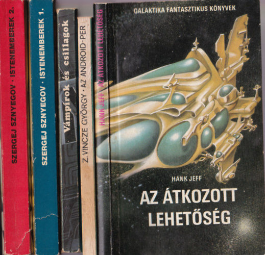 Z. Vincze Gyrgy, Szergej Sznyegov Hank Jeff - 4 db sci-fi: Az tkozott lehetsg, Az android-per, vmprok s csillagok, Istebenverej 1-2