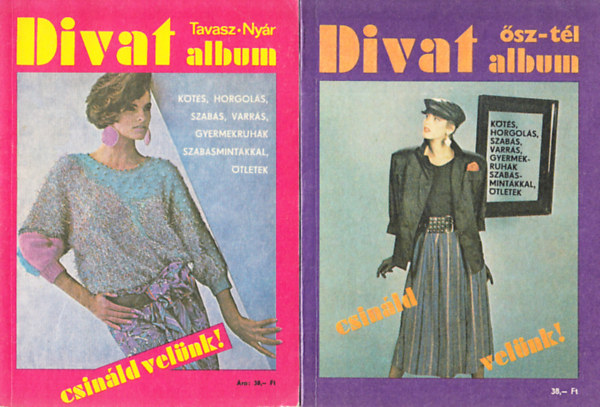 Divat album sz-tl + Divat album tavasz-nyr (kt m)