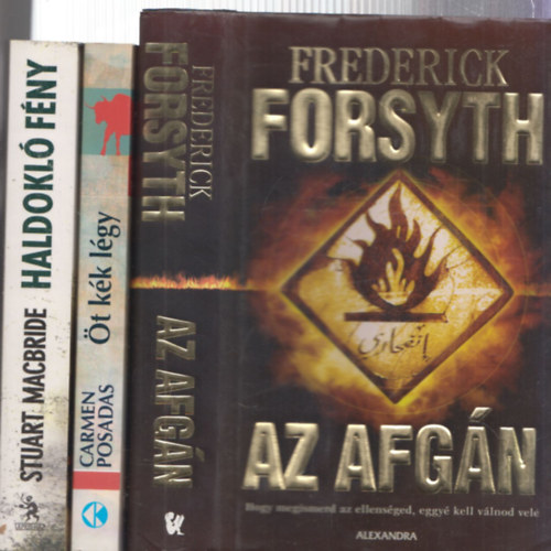 3 db krimi: Az afgn + t kk lgy + Haldokl fny