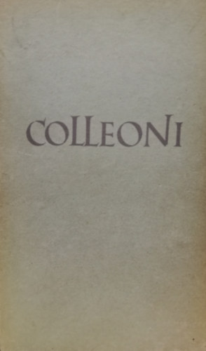 Erwin Hess - Colleoni - Ein Wunderbares Leben