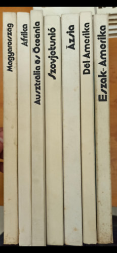 D. Nagy Éva - 7 kötet Képes Földrajz (Ausztrália és Óceánia +Ázsia +Dél-Amerika +Észak-Amerika +Magyarország +Afrika +Szovjetunió.