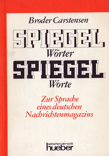 Broder Carstensen - Spiegel Wrter - Spiegel Worte