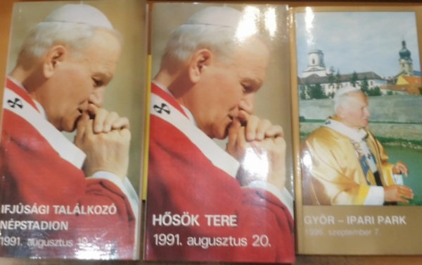 Sz. Bodn�r �va  (szerk.) - 3 db Ifj�s�gi Tal�lkoz� N�pstadion 1991. augusztus 19. + H�s�k tere 1991. augusztus 20. + Gy�r - Ipari park 1996. szeptember 7.