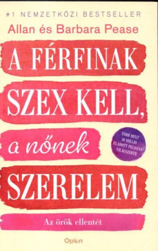 Barbara Pease Allan Pease - A frfinak szex kell, a nnek szerelem - Az rk ellentt