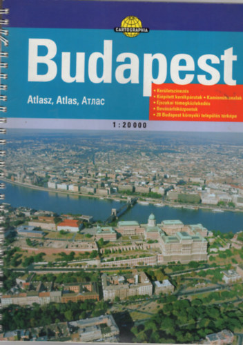 Dr. Kovcs Pter, Hidas Gbor Papp-Vry rpd - Budapest 1:20 000 atlasz